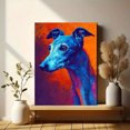 thumbnail image 6 of Abstract Vibrant Dog Canvas Wall Art, Modern Pet Print for Living Room Bedroom Dining Room Office Dog Lover Gift Decor, 6 of 8