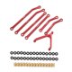 thumbnail image 3 of Linkage Tie Rod Kit Aluminum Alloy Pull Rods High Clearance Rubber Rings for 1/24 Model Car Modification ANGGREK Otros, 3 of 8