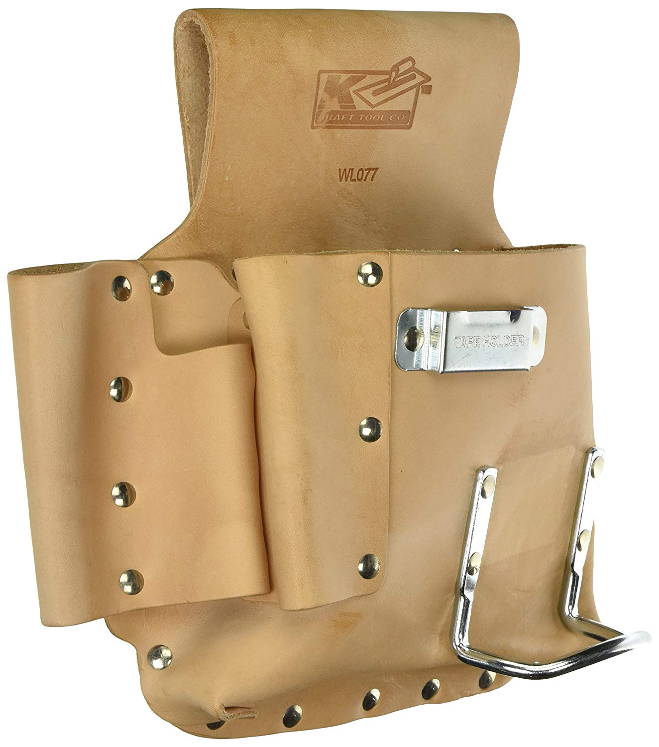 WL077 Drywall Tool Pouch, The best heavy leather drywell tool pouch on