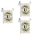 thumbnail image 1 of U Linen Garden Flag Double Layer Double Sided Letters Holiday Outdoor Flag Yard Decoration Flag, 1 of 6