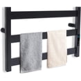 thumbnail image 2 of Miumaeov Towel Warmer for Bathroom,5-Bar Electric Towel Dryer Wall-Mounted Plug-in Bath Heater Rack,Stainless Steel Hot Towel Rack with Timer and Smart Temperature Control (3-Tier), 2 of 9