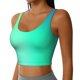 thumbnail image 2 of Balery blue green colors Sujetadores deportivos con espalda cruzada para mujer, acolchados, sin costuras, de alto impacto, ideales para yoga, gimnasio, entrenamiento y fitness.-, 2 of 8