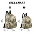 thumbnail image 3 of JIALIOU Mini Backpack Purse for Women Quilted Casual Daypack Small Travel Shoulder Bag, Eagle Clouds Feather, 3 of 7