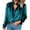 Green, variant on Baberdicy Women's T-Shirts Women's Spring V Neck Retro Gold Velvet Long Sleeved Blouse Womens Tops Green