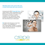 Crepe Be Gone Classic Body Souffle 12 oz. AND Firming Neck Cream 12 ounce (LARGE 2-PC SET)