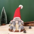 thumbnail image 6 of Vggrvlo Gnome Plush Tree Topper Cute Thanksgving Plush Doll for Office Gnome Xmas Decorative Hanging Ornaments for Home Tiered Tray Tabletop, 6 of 7