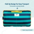 thumbnail image 6 of Wildkin Velour Nap Mat for Toddler Boys and Girls (Blue Stripes), 6 of 8