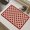 Red Beige, variant on Coffee Mat Hide Stain Rubber Backed Absorbent Red Dish Drying Mats for Kitchen Counter, Diatomaceous Non-Slip Drying Mat (Small Red Square,15.8x19.7")