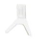 thumbnail image 1 of Pata de cabra para manivela de bicicleta Pata de cabra para bicicleta Fácil instalación Soporte de pie antideslizante blanco, 1 of 9
