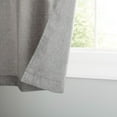 thumbnail image 6 of Estate View™ Ladner Light Filtering Grommet Top Curtain Panel Pair, 38"x84", Black Pearl, 6 of 8