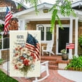 thumbnail image 5 of Patriotic American Garden Flag 12x18 Inch Double Sided - All Weather Stars & Stripes Outdoor Decor for Fall Porch, Seasonal Yard Banner with Flowers, 5 of 10