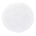 thumbnail image 1 of DOLITY Tapis Rond, Tapis en Fausse Fourrure pour Chambre, 60cm Blanc, 1 of 8