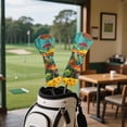 thumbnail image 3 of Uorisanigo Golf Club Head Covers for Driver, Fairway & Hybrid, 3Pcs Mushroom Hippie Frog Golf Club Headcovers Set with Soft Lining, PU Waterproof Accessories Gift for Women Men, 3 of 7