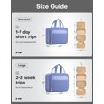 thumbnail image 4 of Neceser HOTOR Travel impermeable para mujer y hombre, color azul Egeo, 4 of 6