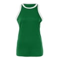 thumbnail image 4 of HBFAGFB Débardeurs pour Femmes Mode Col Rond Sans Manches Hauts Ajustés Légers Gilet Polyvalent Vert Taille g, 4 of 4