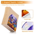 thumbnail image 5 of Yayeee Napkin Holder for Table Set of 2 Kitchen Paper Tissue Organization, Purple Skeleton Pattern, 5 of 8