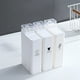thumbnail image 5 of Dispensador vacío de lavandería, botella secundaria, suavizante de plástico, contenedor multiusos, reemplazo de almacenamiento recargable para Juegos de accesorios de baño Blanco (con pegatina) Cateissary HA073023-01, 5 of 6