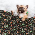 thumbnail image 3 of Rocae Vector Retro Music for Pet Blanket Dog Blanket Cat Blanket Soft Sleep for Small Medium Pet-Small, 3 of 8