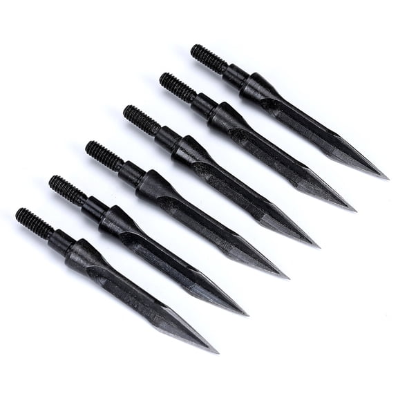 limaity12X Archery Arrowhead Screw Point 112Gr Broadhead Tip Points Bow Hunting