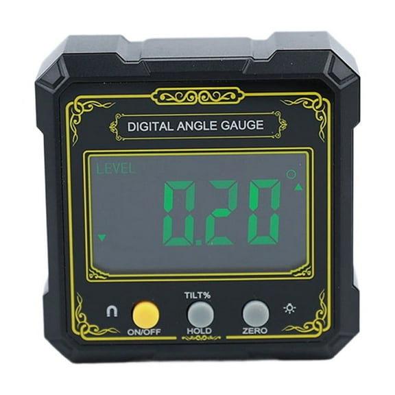 High Accuracy Digital Protractor Inclinometer with Base And LCD Display For Carpentry Plumbing HVAC Application