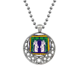 thumbnail image 1 of Pintado a mano de la constelación de Gemini Mexicon cultura Collares Colgante Retro Moon Stars Jewelry Unbranded M, 1 of 3