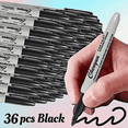 thumbnail image 1 of Marqueurs Permanents à Pointe Fine, Parfaits pour la Classe, le Bureau, Durables et Durables. Ne Convient Pas pour Tableau Blanc, 1 of 7