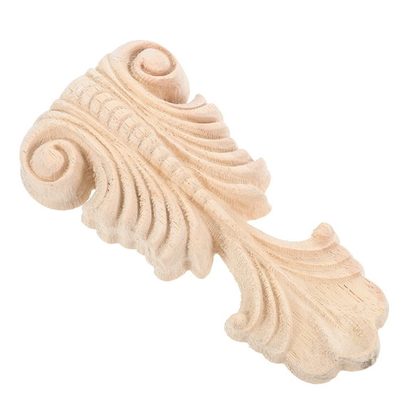 KONTONTY Wooden Corbels with European Style for Home Decoration in Khaki Color 7.5 Inches
