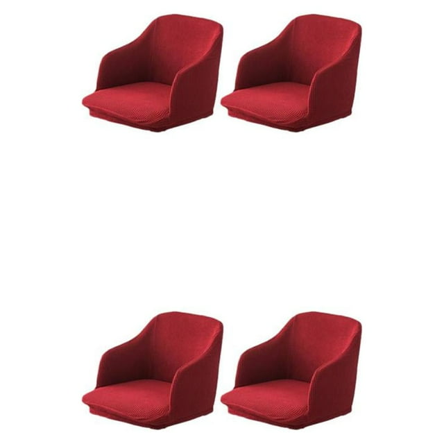 Baohd 2pieces Easy Care Armchair Covers Quick Installation And Fashionable Designs wine red 2Set