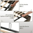 thumbnail image 5 of Merluxy Lift Up Storage Bed Frame Adults 18" Noise-Free and Charging Station King, 5 of 9