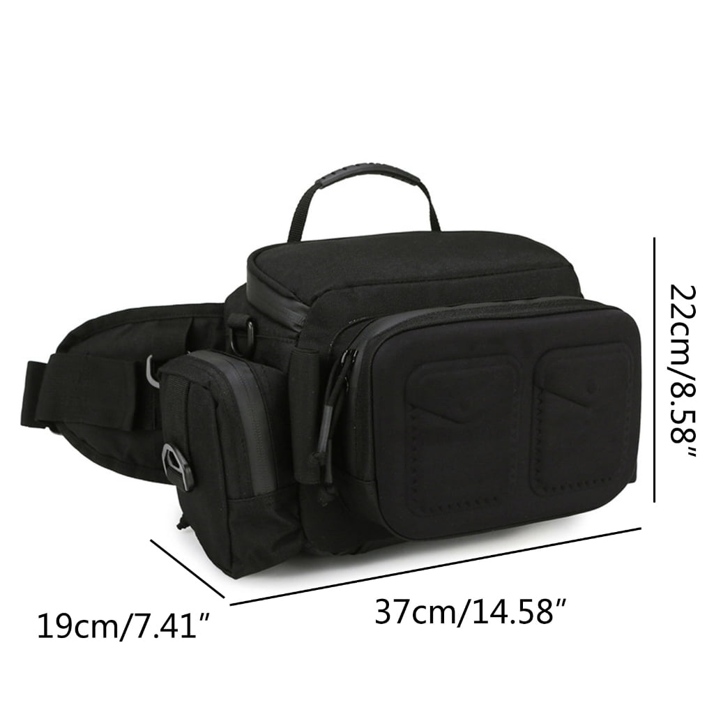 ZPAQI Fishing Tackle Bags MultiPockets Fishing Gear Bags Oxfords Cloth Shoulder Bags