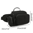 thumbnail image 3 of ZPAQI Fishing Tackle Bags MultiPockets Fishing Gear Bags Oxfords Cloth Shoulder Bags, 3 of 11
