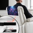 thumbnail image 5 of Xoenoiee Jellyfish Coral Print Leather Recliner Headrest Protector, Universal Headrest Cover for Recliner Chair Sofa Covers Couch Chair Head Protector for Sofa Furniture, 1 Pack, 5 of 7
