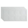 thumbnail image 1 of FASÄDE Portrait Decorative Vinyl 2ft x 4ft Glue Up Ceiling Panel in Matte White (5 Pack), 1 of 5