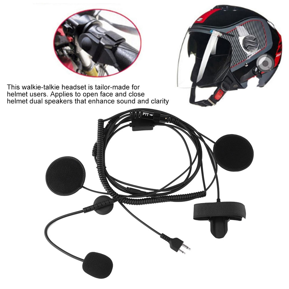 bike helmet with speakers mic and walkie talkie RAPTOR-i Wired Speaker Headset for Full Face (RTR-WS-02) Enjoy your favorite tunes with a pair of convenient helmet speakers XTalker Action Sports Helmet Communication