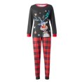 thumbnail image 3 of GYRATEDREAM Christmas Family Pajamas Sets, Christmas Family Matching Pajamas Sleepwear, Xmas Holiday Deer Print Family Pjs Jammies Nightwear Loungewear for 0M-3XL, 3 of 6