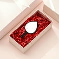 thumbnail image 3 of RAGUPEL Hand Mirrors with Handle,Raindrop Mirror 6.3"*3.3"*0.8" Small Mirror,Leaf Shape Hand Mirrors with Handle,Black, 3 of 7