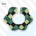 thumbnail image 3 of Hirioo Green Squares for Baby Cotton Petal Bib Drool Bibs for Baby Boy Unisex, 3 of 9