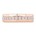 thumbnail image 3 of 3/4 Carat Diamond Unisex Wedding Band Ring in 14K Rose Gold (Ring Size 13.25), 3 of 3