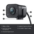 thumbnail image 3 of Logitech StreamCam 1080P HD 60fps Caméra Web de Diffusion Full HD avec USB-C et Microphone Intégré pour Diffusion en Direct et Création de Contenu - Graphite - 960-001280 (Remis à Neuf), 3 of 7