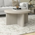 thumbnail image 4 of Henn&Hart 33" Alder White MDF Coffee Table, 4 of 8