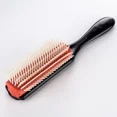 thumbnail image 4 of black  9-Rows Detangling Hair Brush Denman Detangler Hairbrush Scalp Massager Straight Curly Wet Hair Comb for Women Men Home Salon, 4 of 6