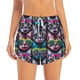 thumbnail image 2 of Balery Happy Kitten Faces Pantalones cortos deportivos para mujer con forro y dos bolsillos, elásticos, para entrenamiento, gimnasio, yoga-XX-Large, 2 of 7