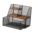 thumbnail image 3 of QSTDGVPW Tea Bag Organizer with Compartment Tea Bag Station for Kitchen Office Pantry black S, 3 of 7