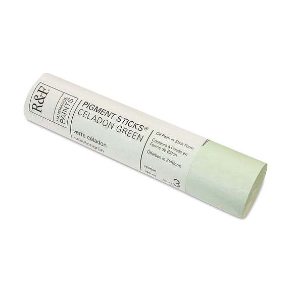 R&F Handmade Paints 223C Oil Pigment Stick 188ml Celadon Green