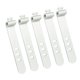 thumbnail image 1 of Organizador de cables de silicona reutilizable de 5 piezas, bridas flexibles para auriculares, TV, cables USB, ordenador, bolsas de comida, cortinas, paraguas y soluciones de almacenamiento., 1 of 8