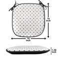 thumbnail image 5 of Casino Chair Seating Cushion Set of 4, Gambling Club Lifestyle Fortune Luck Advertise Minimalistic Design Art, Seat Pads for Office with Anti-slip Backing, 16"x16", Red Ruby Maroon, by Ambesonne, 5 of 7
