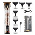 thumbnail image 5 of Cortadora de pelo T9 con engranajes variables de tres velocidades, afeitadora, recortadora de cabello, afeitadora eléctrica, regalo para novio, cortadora de cabello, 5 of 5