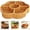 C, variant on USUERY Divider Round Basket Multipurpose Basket for Organizing and Serving Snacks in Kitchens Parties Dining Table