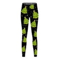 thumbnail image 4 of Mepaouo Women's Christmas Crossover Leggings High Waisted Ankle Length Workout Yoga Tights, 4 of 4
