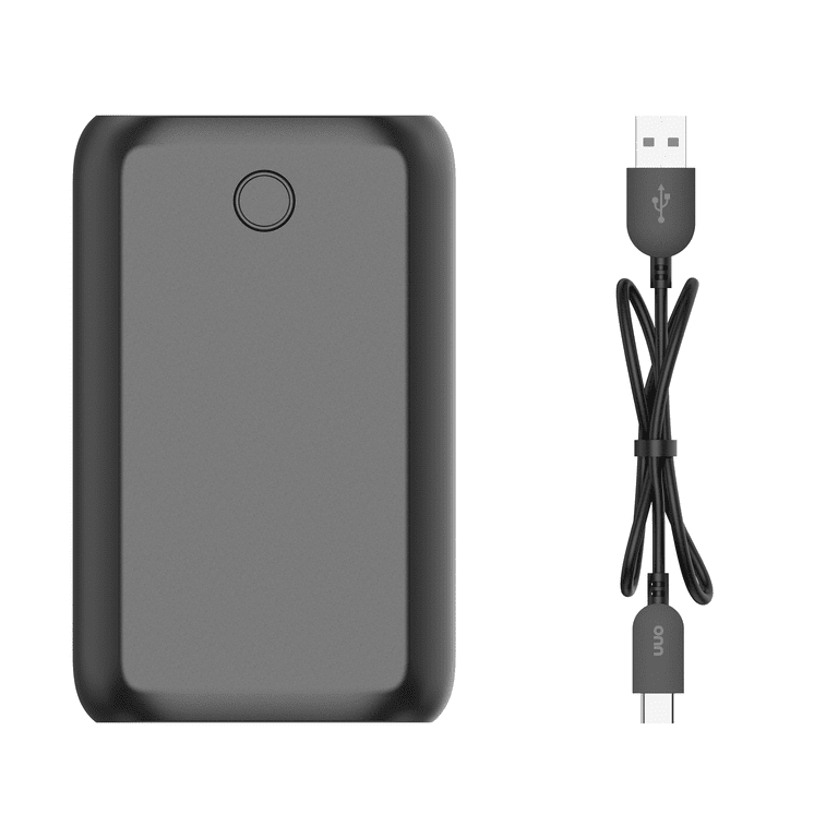 10000mAh Portable Power Bank with Dual Built-In Cables and Digital Display photo 2